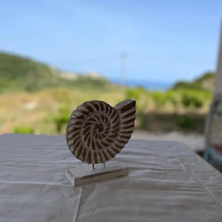 Les Oliviers With Sea View On Petani Holiday home Vovikes