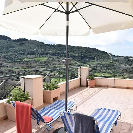 Tatil Evi Les Oliviers Sunset Sea View On Petani Vóvikes